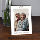 Silver 4x6 On Your Ruby Wedding Anniversary Photo Frame - Photo Frames