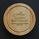 Personalised Birthday Cheese Board And Knives Set - Cheeseboard Sets