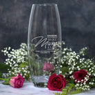 Personalised Best Mum Ever Glass Bullet Vase - Bullet Vase