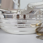 Personalised Message Silver Pirate Ship Money Box - Money Boxes