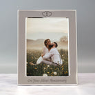 Silver 5x7 On Your Silver Wedding Anniversary Photo Frame - Photo Frames