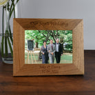 Personalised Wooden 7x5 Landscape Our Son’s Wedding Frame - Photo Frames