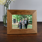 Personalised Wooden 7x5 Landscape Our Son’s Wedding Frame - Photo Frames