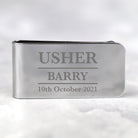 Personalised Usher Money Clip - Accessories