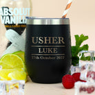 Personalised Usher Thermos Insulated Travel Tumbler - cup