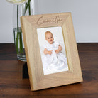 Personalised Wooden 4x6 Large Name Frame - Photo Frames