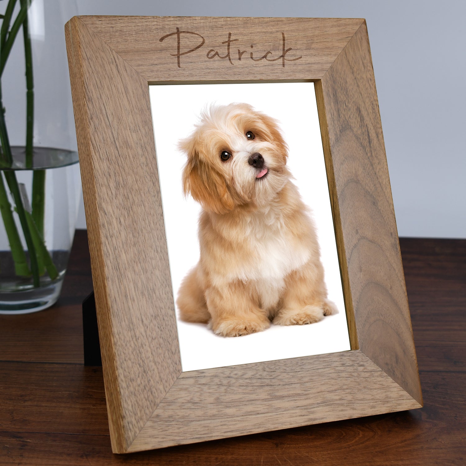 Personalised Wooden 5x7 Large Name Frame - Photo Frames