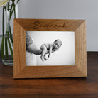 Personalised Wooden 7x5 Landscape Large Name Frame - Photo Frames