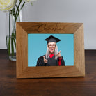 Personalised Wooden 7x5 Landscape Large Name Frame - Photo Frames
