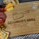 Personalised Meat Cleaver Large Wooden Meat Chopping Board - Chopping Boards