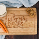 Personalised Christmas Cookies Rectangle Chopping Board