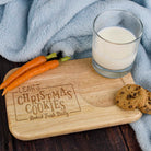 Personalised Christmas Cookies Wooden Tea Board