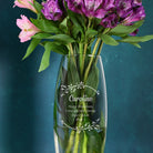 Personalised Floral Name & Message Bullet Vase - Bullet Vase