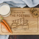 Personalised Christmas With Rectangle Chopping Board