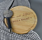 Personalised Pizza Night Large Round Pizza Board - Pizza Boards