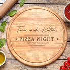 Personalised Pizza Night Large Round Pizza Board - Pizza Boards
