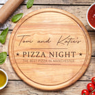 Personalised Pizza Night Large Round Pizza Board - Pizza Boards