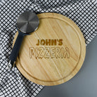Personalised Pizzeria Large Round Pizza Board - Pizza Boards